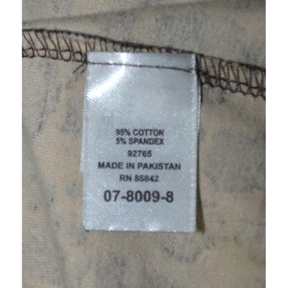 Catherines Suprema Collection 3/4 Sleeve Cheetah Animal Print Top Plus Size 3X - Picture 10 of 11